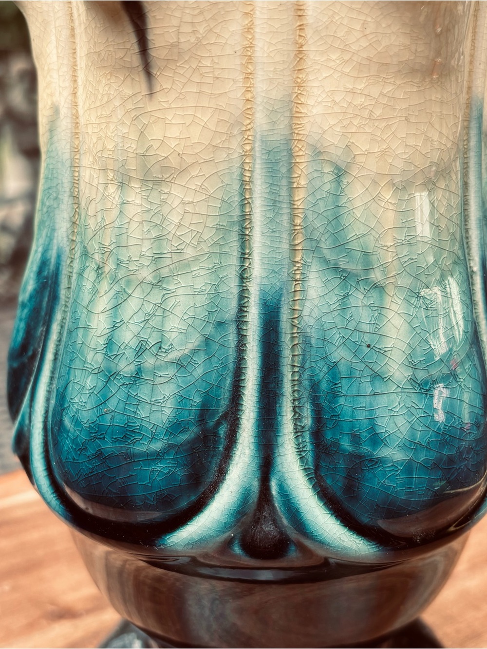 Antique Rorstrand Sweden majolica hare head vase - Picture 3 of 12